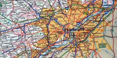 Քարտեզ Philadelphia